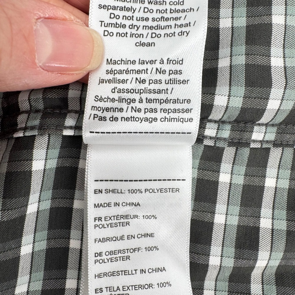 UNTUCKit Shirt Mens 3XL Green Plaid Regular Fit Button Down - Picture 9 of 11